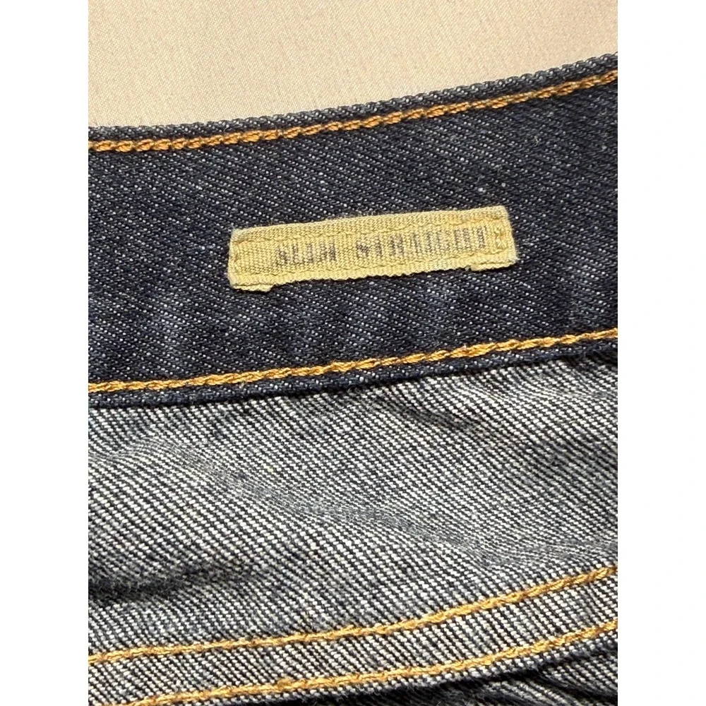 Vintage Genes 1891 Jeans Mens 32x31.5 Blue Dark Wash Denim Slim Fit Straight Leg